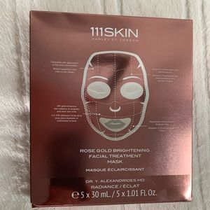 111SKIN Rose gold facial treatment masks.